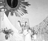 Jan Paweł II w Sanktuarium Matki Bożej Łaskawej w Warszawie